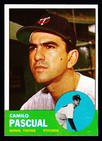 1963 Topps #220 Camilo Pascual EX