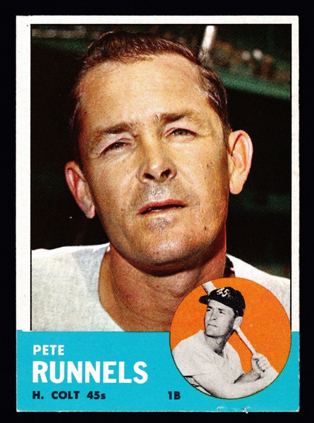 1963 Topps #230 Pete Runnels VGEX