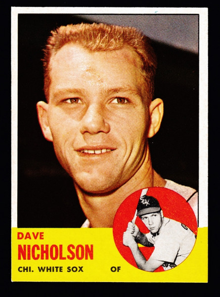 1963 Topps #234 Dave Nicholson NM