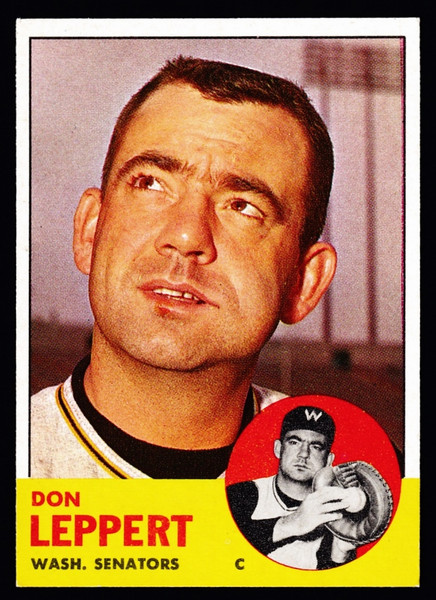 1963 Topps #243 Don Leppert EXMT