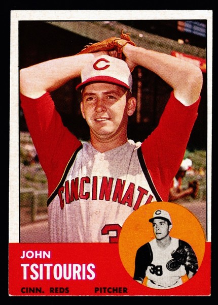 1963 Topps #244 John Tsitouris EX-