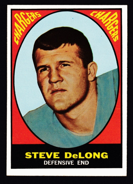 1967 Topps #128 Steve DeLong EX