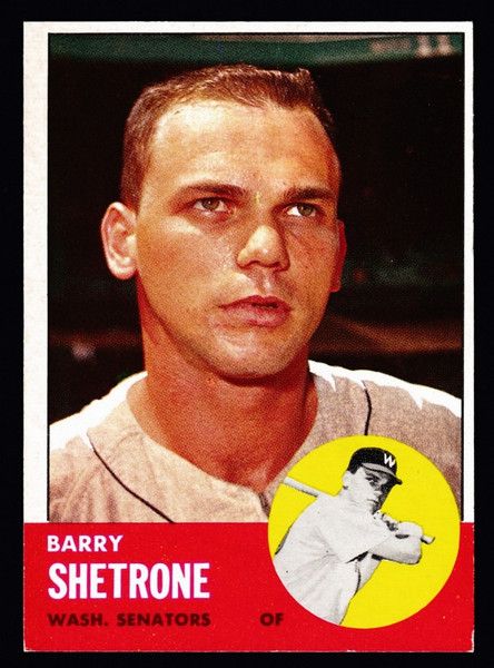 1963 Topps #276 Barry Shetrone EX-