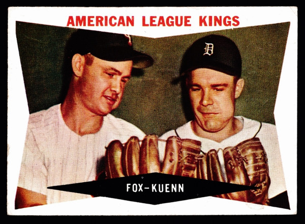 1960 Topps #429 American League Kings Fox Kuenn VG