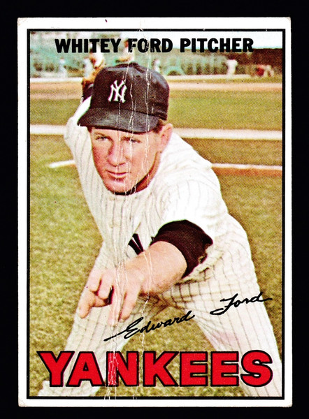 1967 Topps #005 Whitey Ford Poor