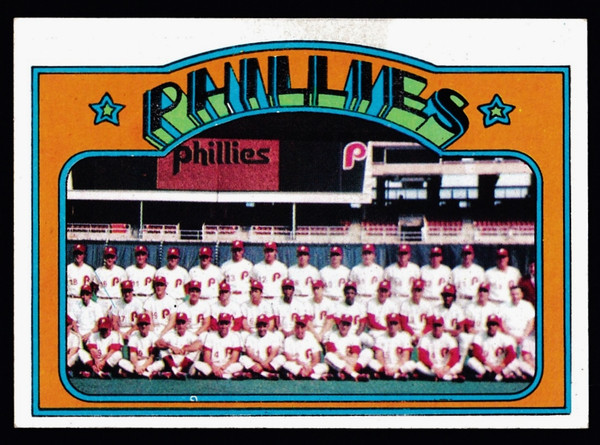 1972 Topps #397 Philadelphia Phillies Team EX