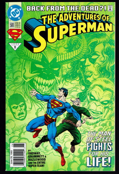 1993 DC Adventures of Superman #500 FN