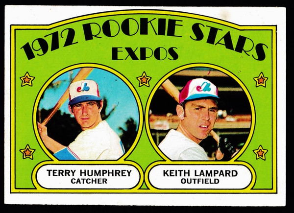 1972 Topps #489 Expos Rookie Stars EX+