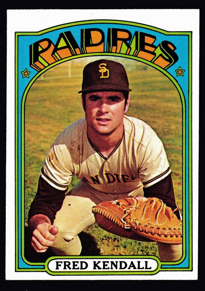 1972 Topps #532 Fred Kendall RC EX