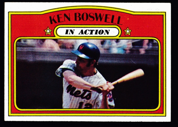 1972 Topps #306 Ken Boswell IA EX