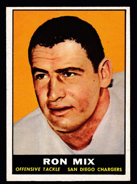 1961 Topps #168 Ron Mix EXMT+