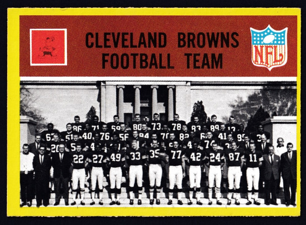 1967 Philadelphia #037 Cleveland Browns Team EXMT