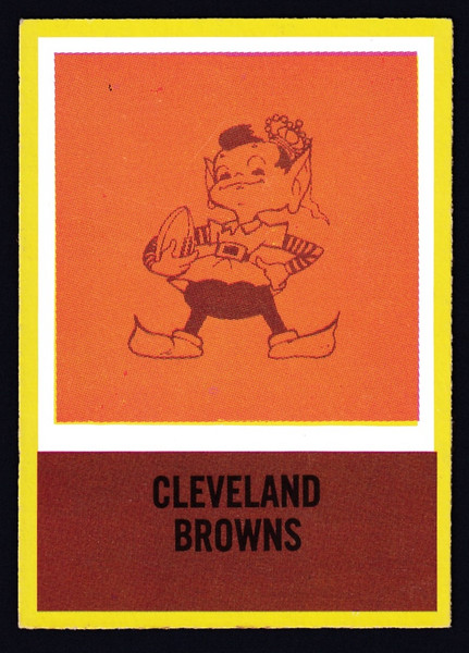 1967 Philadelphia #048 Cleveland Brown Logo EX+