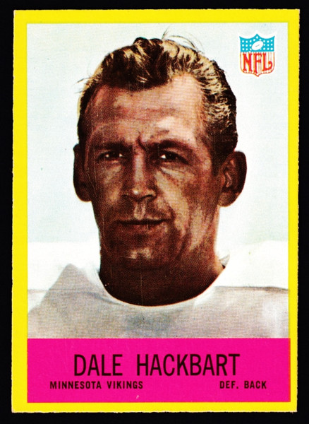 1967 Philadelphia #102 Dale Hackbart RC EXMT+