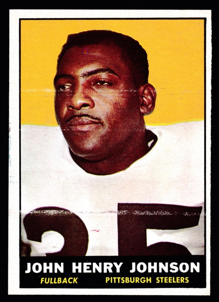 1961 Topps #105 John Henry Johnson EX