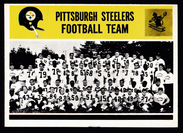 1964 Philadelphia #153 Pittsburgh Steelers Team VGEX