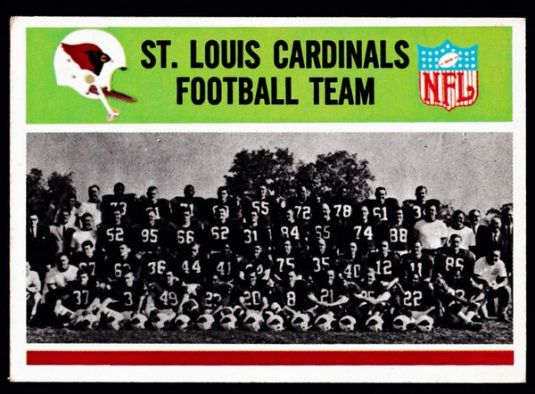 1965 Philadelphia #155 St. Louis Cardinals Team EX-