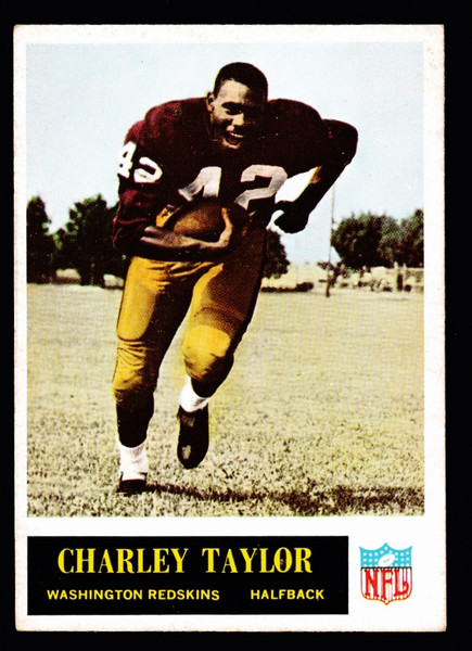 1965 Philadelphia #195 Charley Taylor RC VGEX