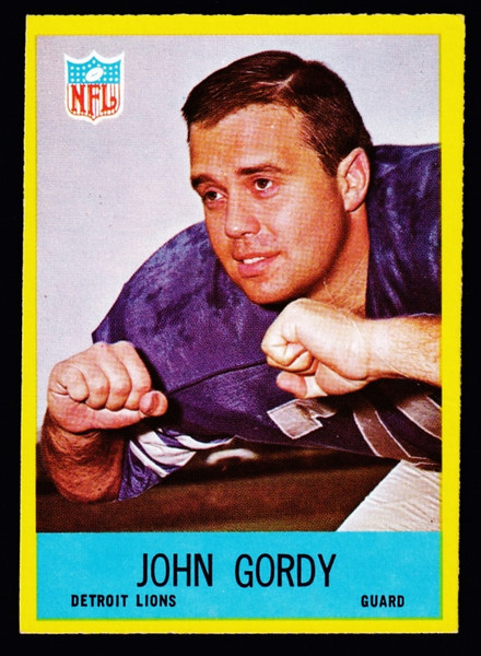 1967 Philadelphia #064 John Gordy EX+