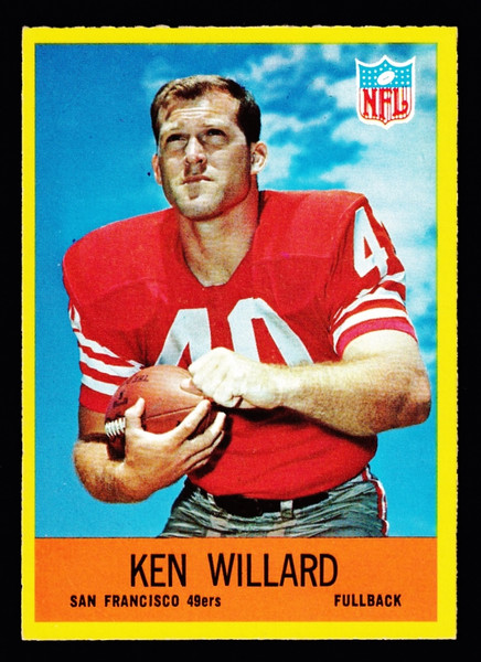 1967 Philadelphia #179 Ken Willard EX