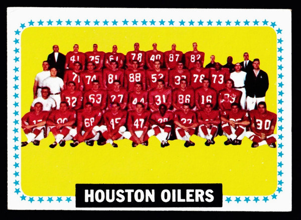 1964 Topps #088 Houston Oilers Team Card VGEX