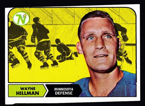 1968 Topps #047 Wayne Hillman Miscut