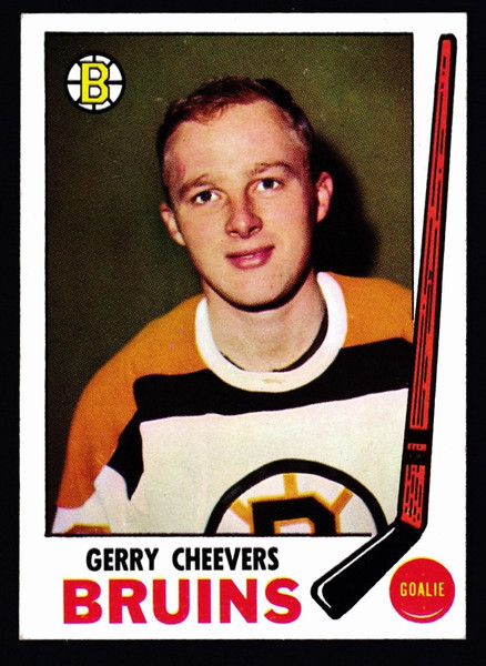 1969 Topps #022 Gerry Cheevers EX