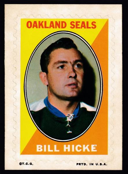 1970 Topps/OPC Stickers Bill Hicke NMMT