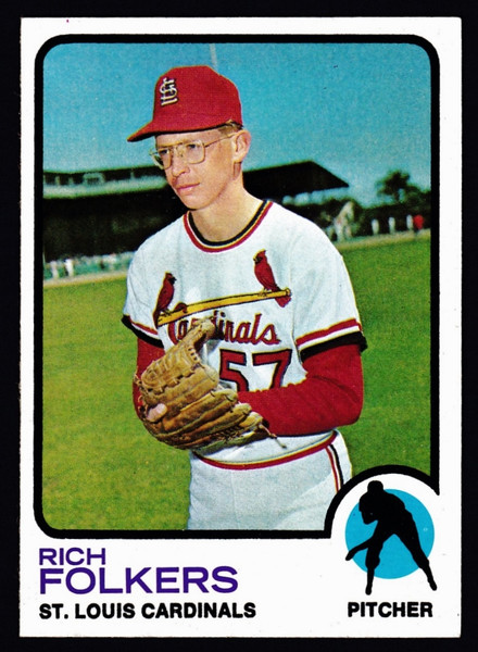 1973 Topps #649 Rich Folkers EXMT