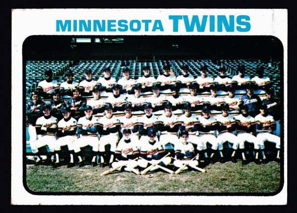 1973 Topps #654 Minnesota Twins Team VGEX