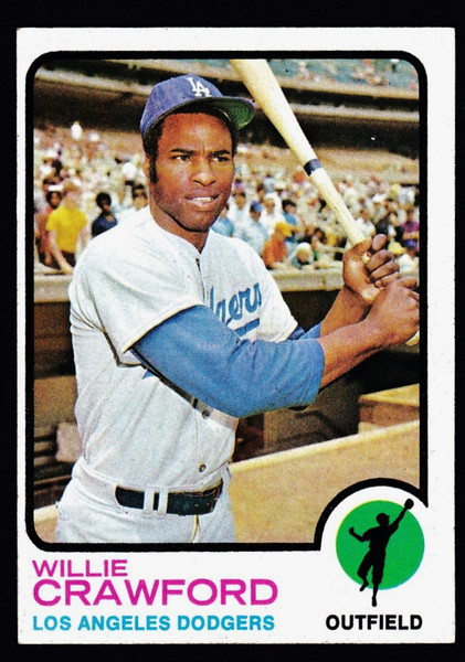 1973 Topps #639 Willie Crawford VGEX