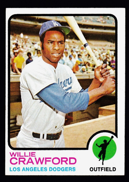 1973 Topps #639 Willie Crawford EX-