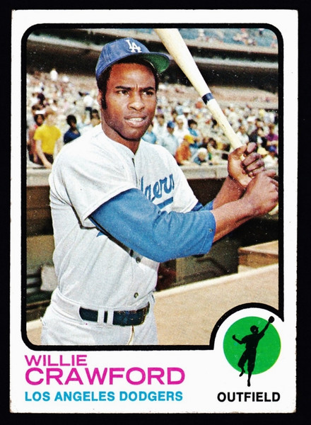 1973 Topps #639 Willie Crawford GD