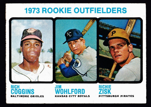 1973 Topps #611 Rookie Outfielders Richie Zisk EX