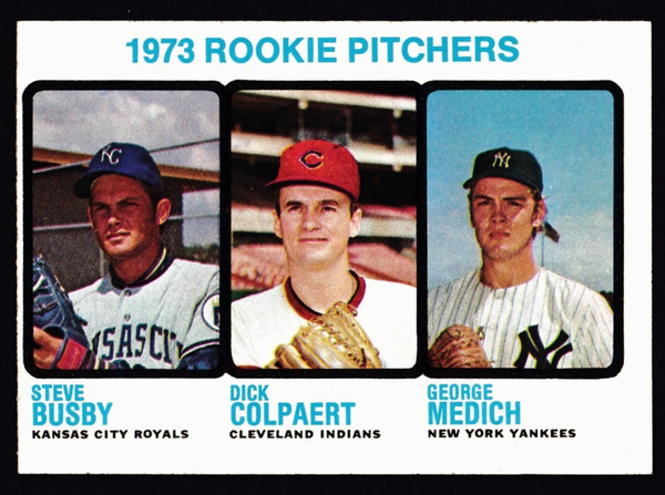 1973 Topps #608 Rookie Pitchers Medich EX+