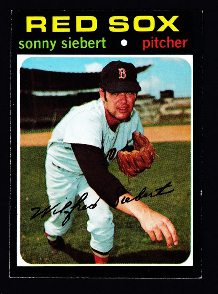 1971 Topps #710 Sonny Siebert EX