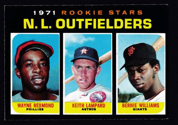 1971 Topps #728 NL Rookie Outfielders EX+