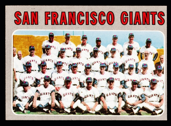1970 Topps #696 San Francisco Giants Team EX