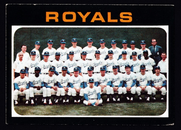 1971 Topps #742 Kansas City Royals Team VG+