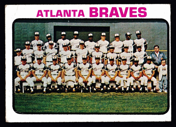 1973 Topps #521 Atlanta Braves Team GD