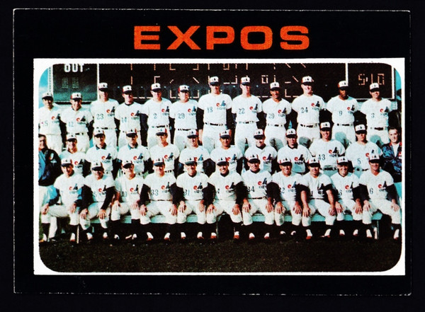 1971 Topps #674 Montreal Expos Team EX-