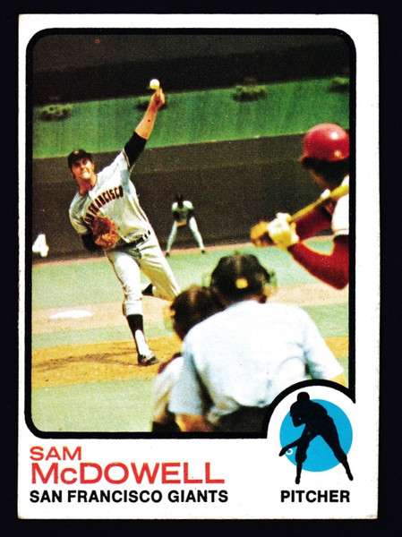 1973 Topps #511 Sam McDowell VGEX