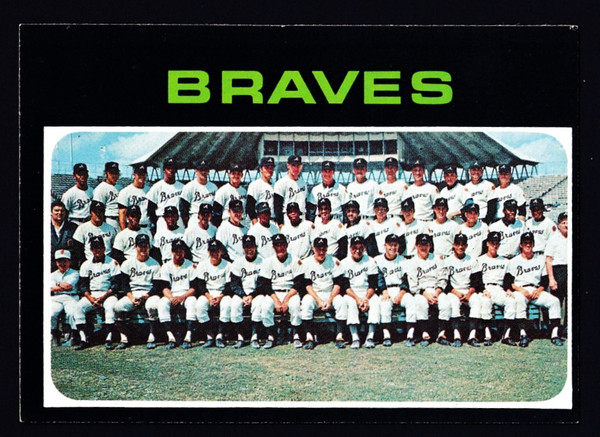 1971 Topps #652 Atlanta Braves Team EX-