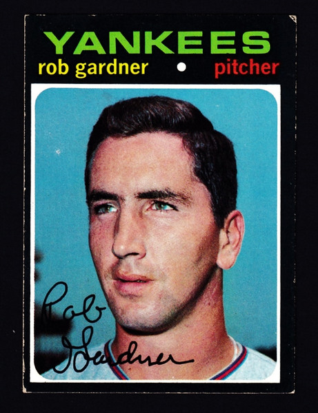 1971 Topps #734 Rob Gardner SP VG