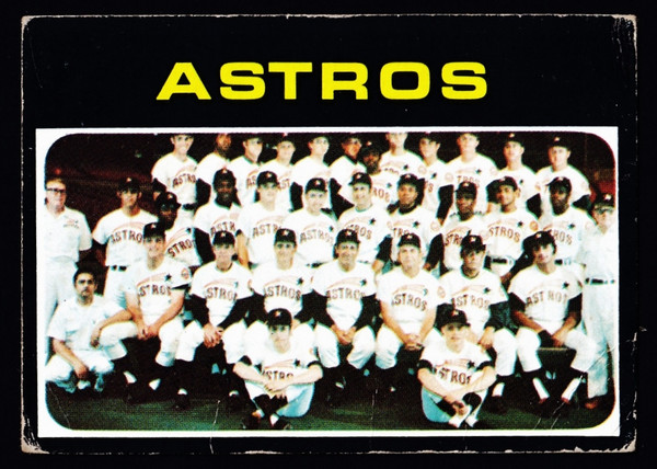 1971 Topps #722 Houston Astros Team Card Fair
