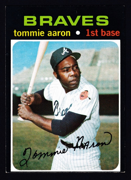 1971 Topps #717 Tommy Aaron SP VGEX