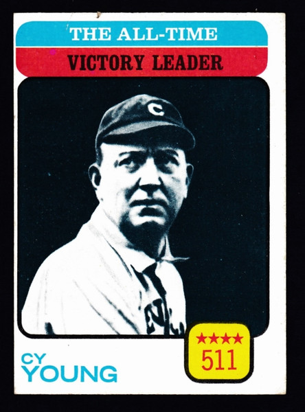 1973 Topps #477 Cy Young All Time Victory Leader VG