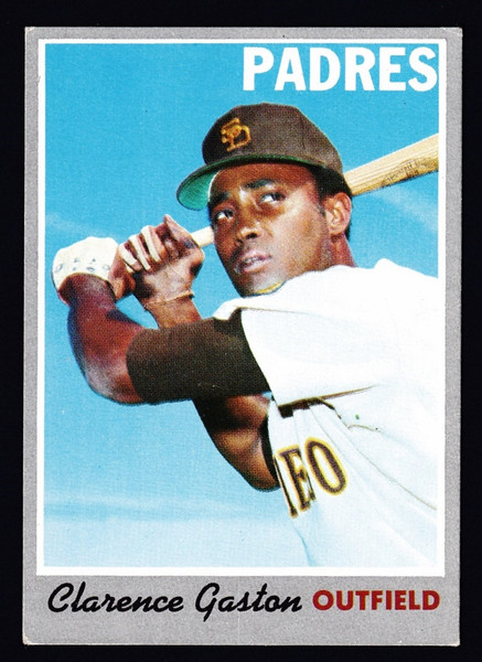 1970 Topps #604 Clarence Gaston VGEX