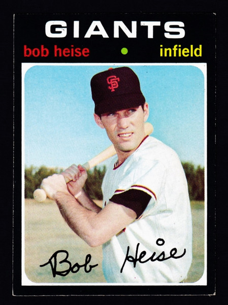 1971 Topps #691 Bob Heise EX