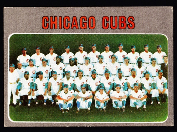 1970 Topps #593 Chicago Cubs Team VGEX